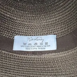Kate Landry Black Hat with Feather Accent Kate Landry | Accessories | Kate Landry Black Hat With  main image 4